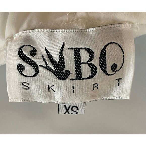 New SVBO Peasant Flounce White Women’s Top - Picture 4 of 4